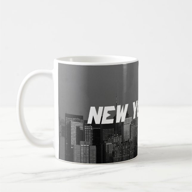 New York City Manhattan Empire State Building Coff Coffee Mug (Left)