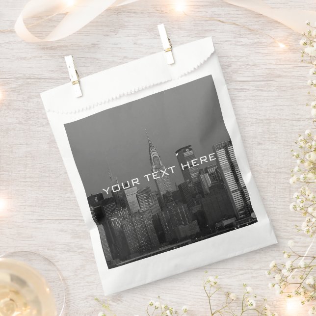 New York City Manhattan Empire State Building Favo Favour Bag (Clipped)