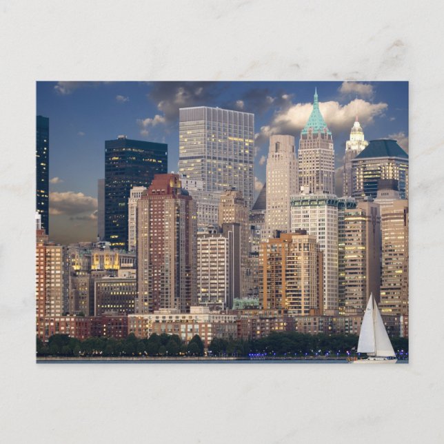 New York City Manhattan Postcard (Front)
