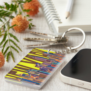 new york city Manhattan Skyline Keychain
