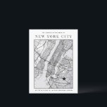 New York City Map   Mark A Location! Postcard<br><div class="desc">A fun postcard tailored to the city of New York City which allows you to add a marker for your unique location.</div>