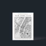 New York City Map Mark A Location! Postcard<br><div class="desc">A fun postcard tailored to the city of New York City which allows you to add a marker for your unique location.</div>