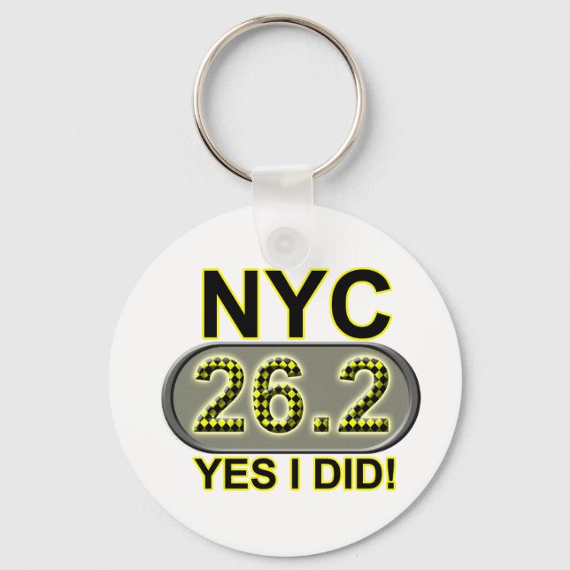 New York City Marathon Keychain (Front)