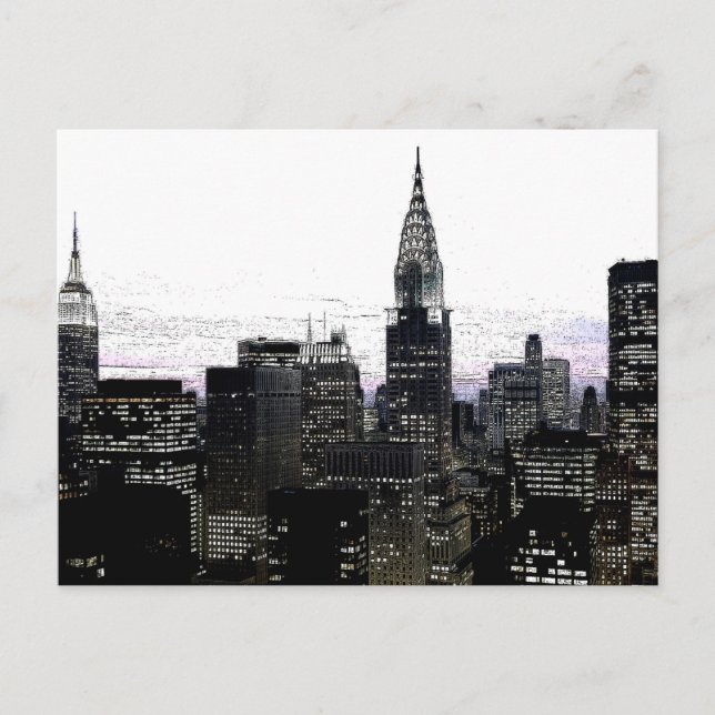 New York City Midtown Postcard (Front)