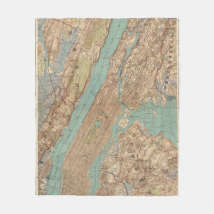 New York City, New York Fleece Blanket