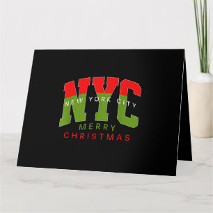 New York City New York Merry Christmas Travel Gift Card