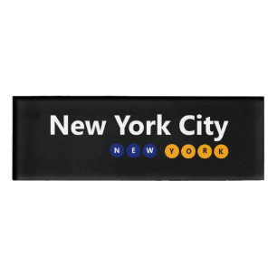 New York City, New York Name Tag