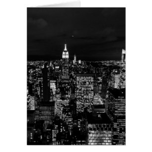 New York City Night Skyline