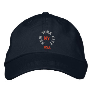 NEW YORK CITY, NY USA EMBROIDERED HAT