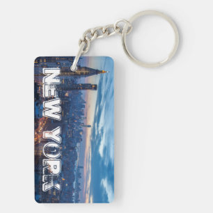 New York City, NY, USA Keychain