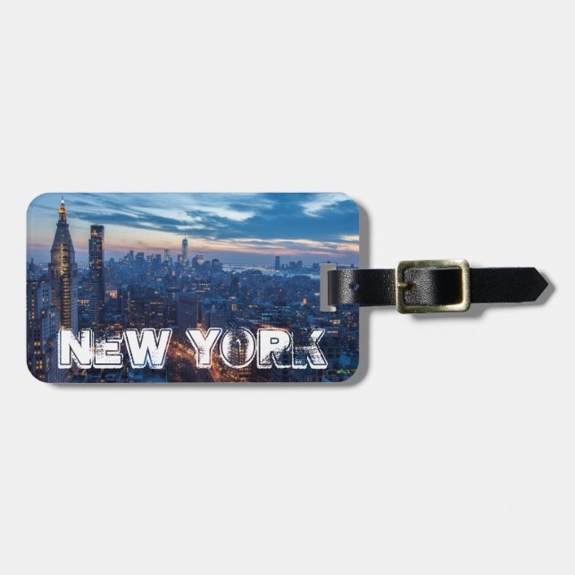 New York City, NY, USA Luggage Tag (Front Horizontal)