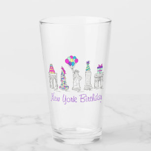 New York City NYC Birthday Party Landmarks Glass