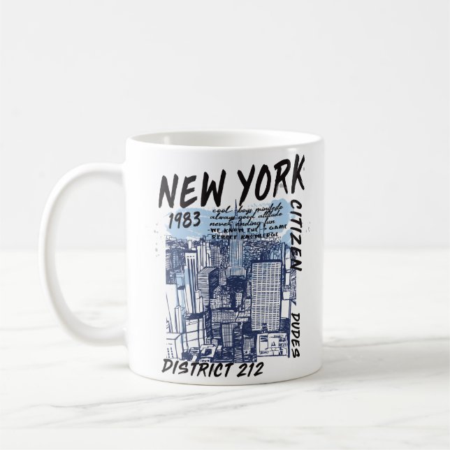 NEW YORK CITY NYC COFFEE MUG (Gauche)