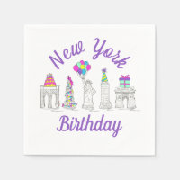 New York City NYC Landmarks Birthday Party