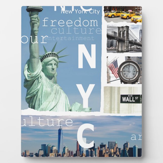 New York City Nyc Plaque (Front)