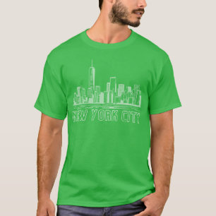 New York City NYC Skyline City Lovers girl T-Shirt