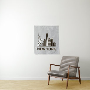 New York City   NYC Skyline Tapestry