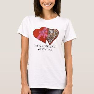 New York City NYC Valentine's Day Box of Chocolate T-Shirt