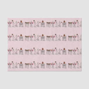New York City NYC Valentine's Day Landmarks Tissue Paper