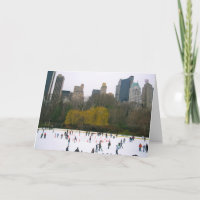 New York City NYC Wollman Ice Rink Christmas Photo