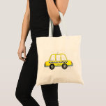 New York City NYC Yellow Chequered Taxi Cab Car Tote Bag<br><div class="desc">Canvas tote bag features a bright yellow New York City style chequered taxi cab. Created from an original marker illustration.

Don't see what you're looking for? Need help with customization? Contact Rebecca to have something designed just for you.</div>