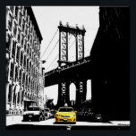 New York City Nyc Yellow Taxi Brooklyn Bridge Poster<br><div class="desc">New York City Nyc Yellow Taxi Brooklyn Bridge Pop Art Picture</div>