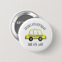 New York City NYC Yellow Taxi Cab Birthday Party