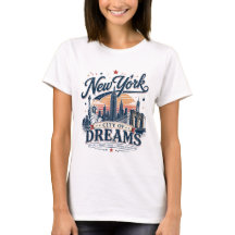 New York City of Dreams Vintage Graphic T-Shirt
