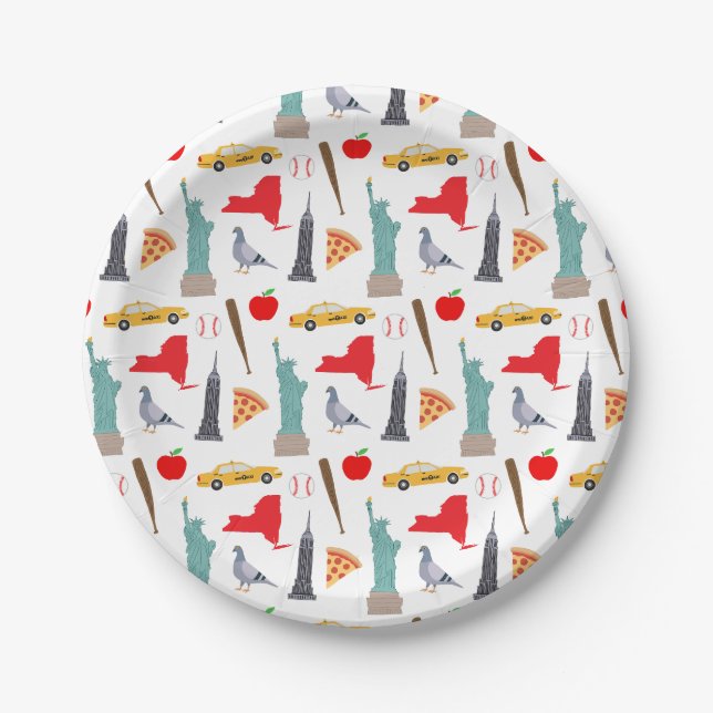 New York City Paper Plate (Front)