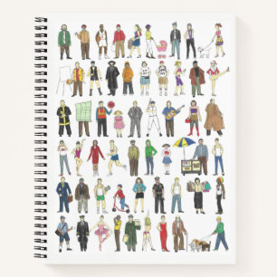 New York City People NYC Citizens Humans Neighbour Notebook
