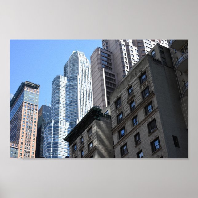New York City Photography Hi-Rise Architecture NYC Poster (Front)
