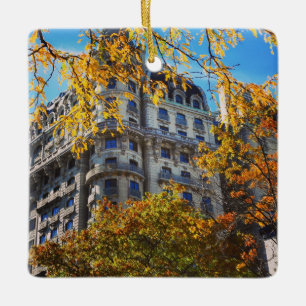 New York City Photography Upper West Side Broadway Ceramic Ornament