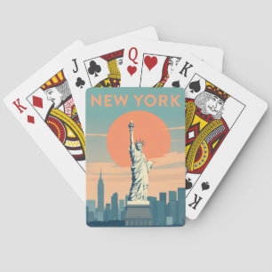 New York City Playing Cards Deck Vintage Travel