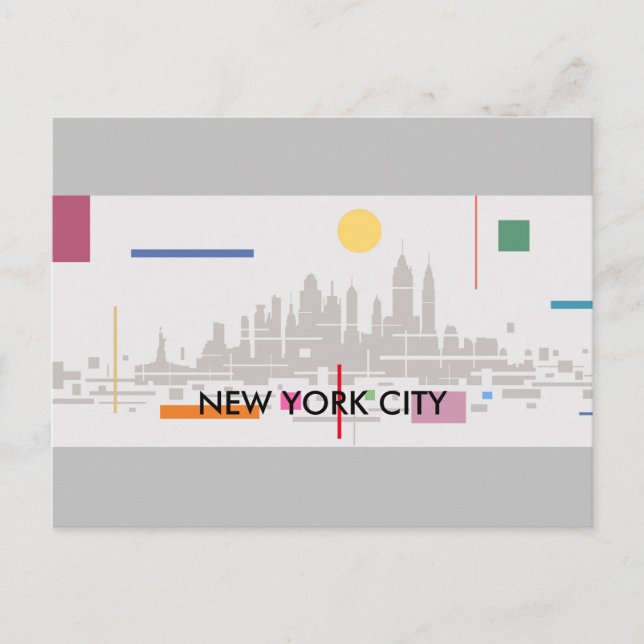 New York City Postcard (Front)