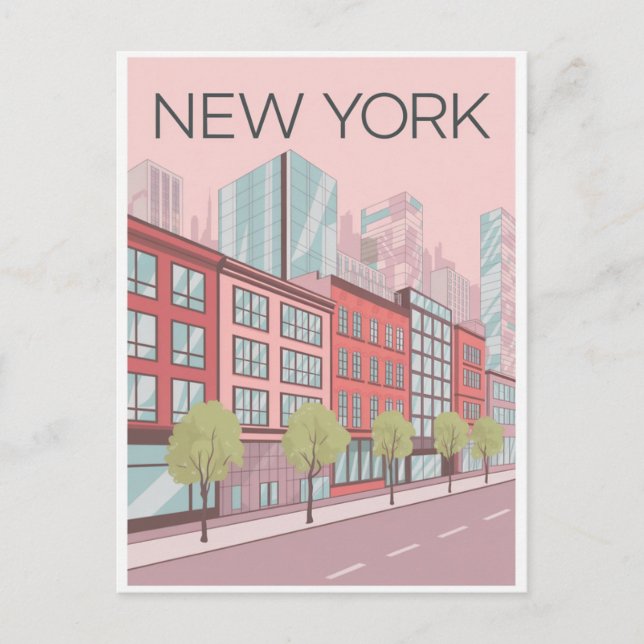 New York City Postcard (Front)