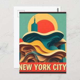New York city Postcard