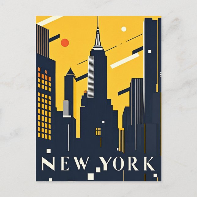 New York City Postcard (Front)