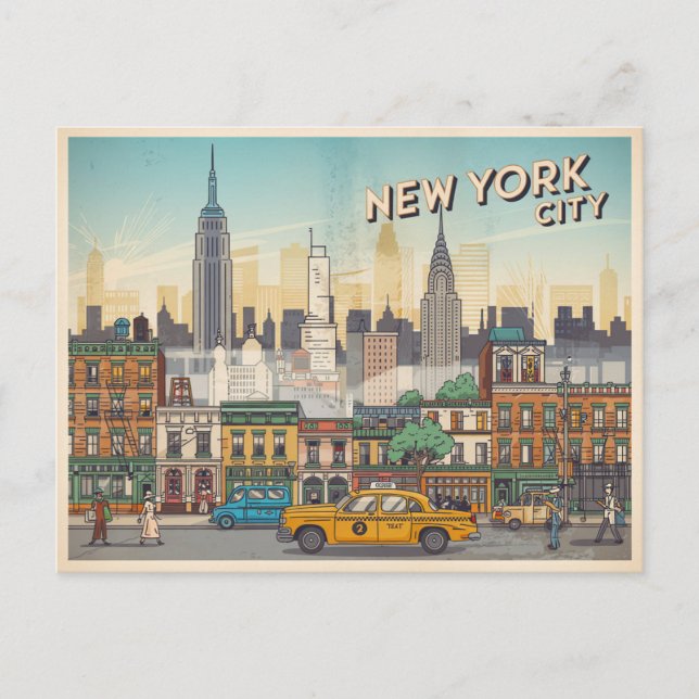 New York City Postcard (Front)