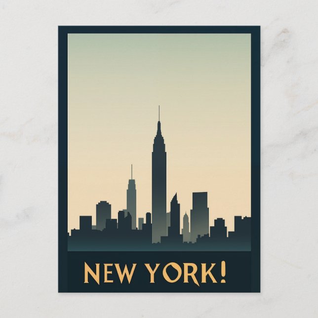 New York City Postcard (Front)
