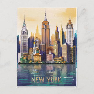 new york city postcard