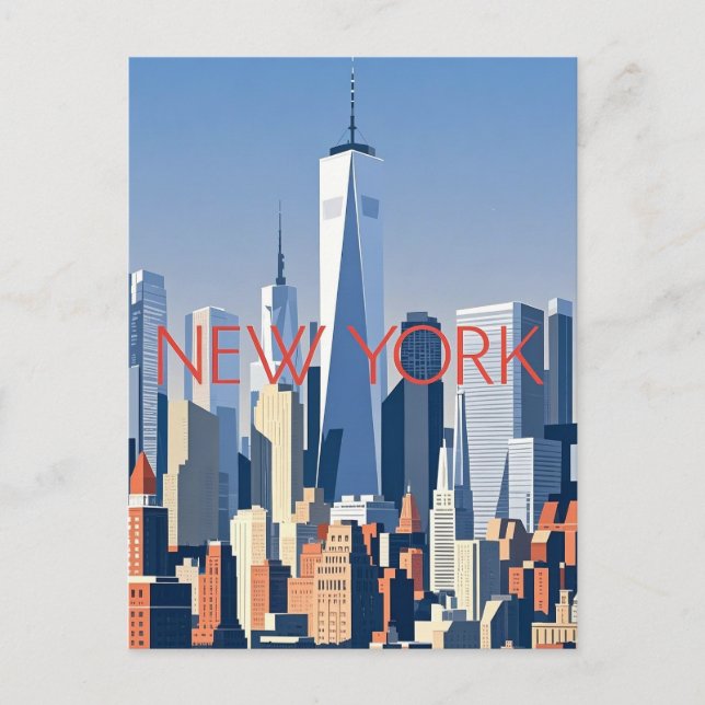 New York City Postcard (Front)