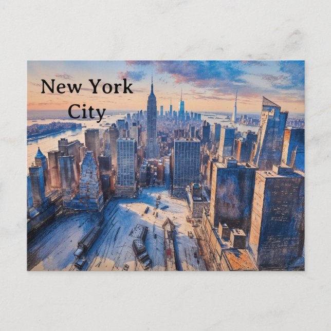 New York City Postcard (Front)