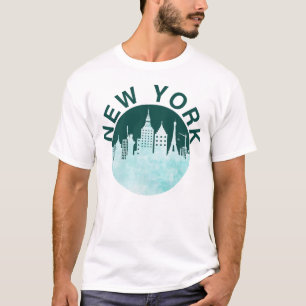 New York City Retro Skyline Graphic, Urban Street T-Shirt