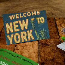 New York City Retro Statue of Liberty Vintage art