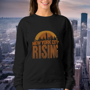 New York City Rising” Urban Skyline Sweatshirt