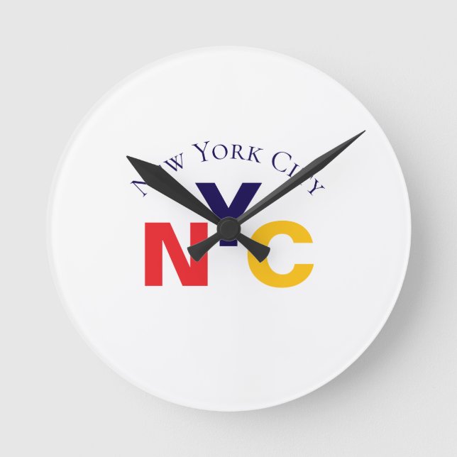 New York City Round Clock (Front)