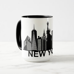 New York city silhouette Mug
