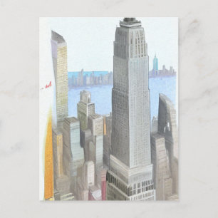 New York City Sketch Art Card