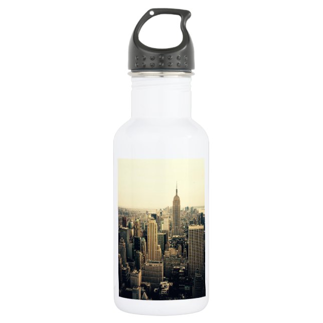 New York City Skyline 532 Ml Water Bottle (Front)