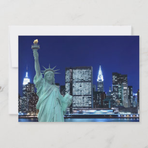 New York City skyline at Night Lights, Midtown Man